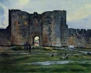 Frederic Bazille Queens Gate at Aigues-Mortes oil painting artist